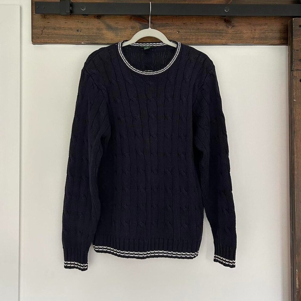 Vintage J Crew cable knit sweater